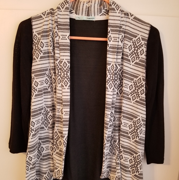Maurices Aztec Quarter-Sleeve Cardigan - Picture 1 of 4